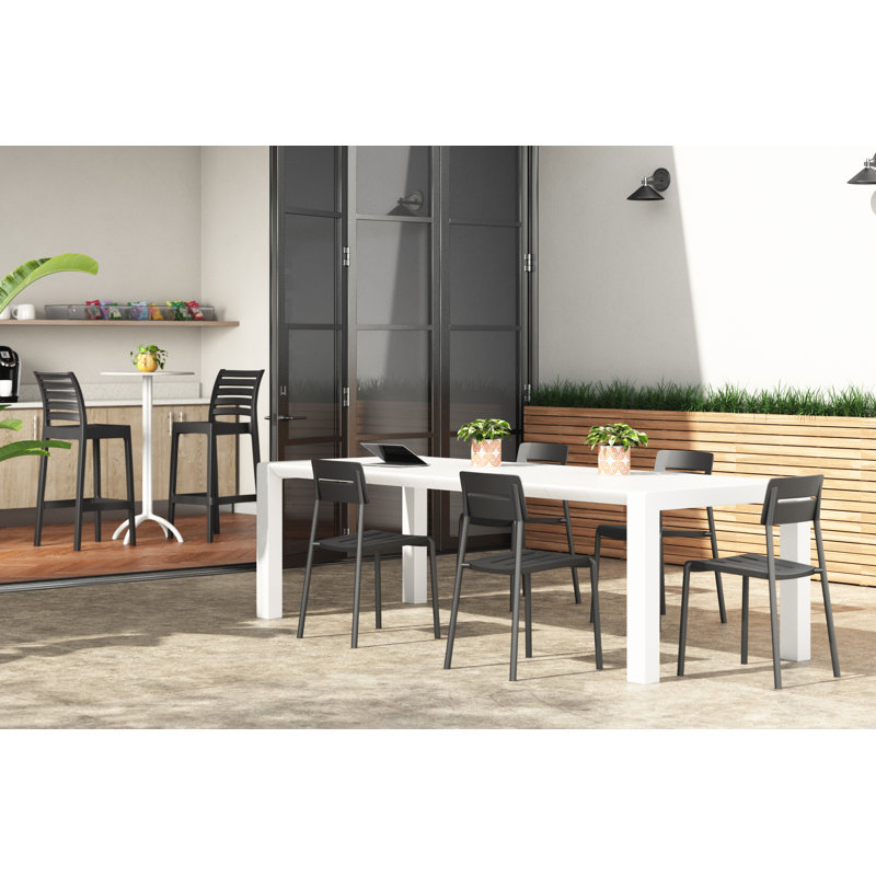 Tabouret de bar 30 po, Gris foncé
