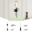Applique murale 24 po à pile, applique murale rechargeable sans fil avec télécommande, lumière noire et dorée à intensité variable pour la chambre à coucher, le couloir, le vestibule, l'escalier, 2700K-1747037683