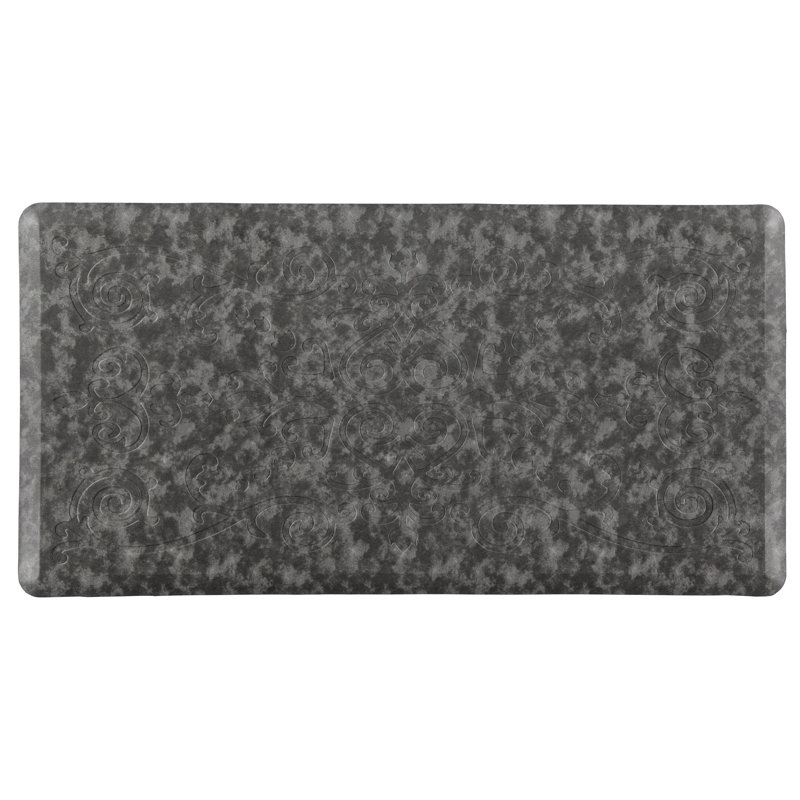 Tapis de sol anti-fatigue, Rectangle 1 pi 5 po x 5 pi, Gris