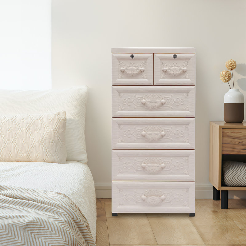 Commode 5 tiroirs avec rangement