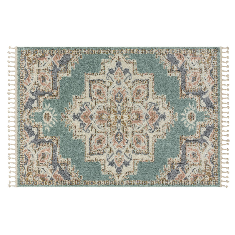 Oriental Indoor Rug, Rectangle 6' x 9'