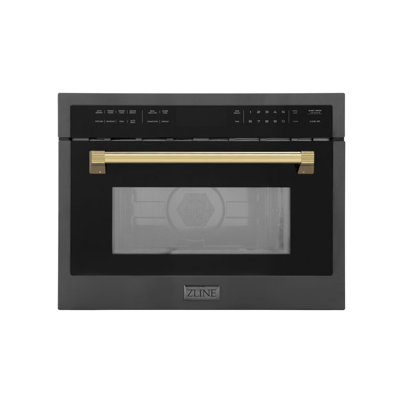 Four à micro-ondes à convection intégré de 24 po 1,6 pi³ 1000 W avec capteur de cuisson, Or