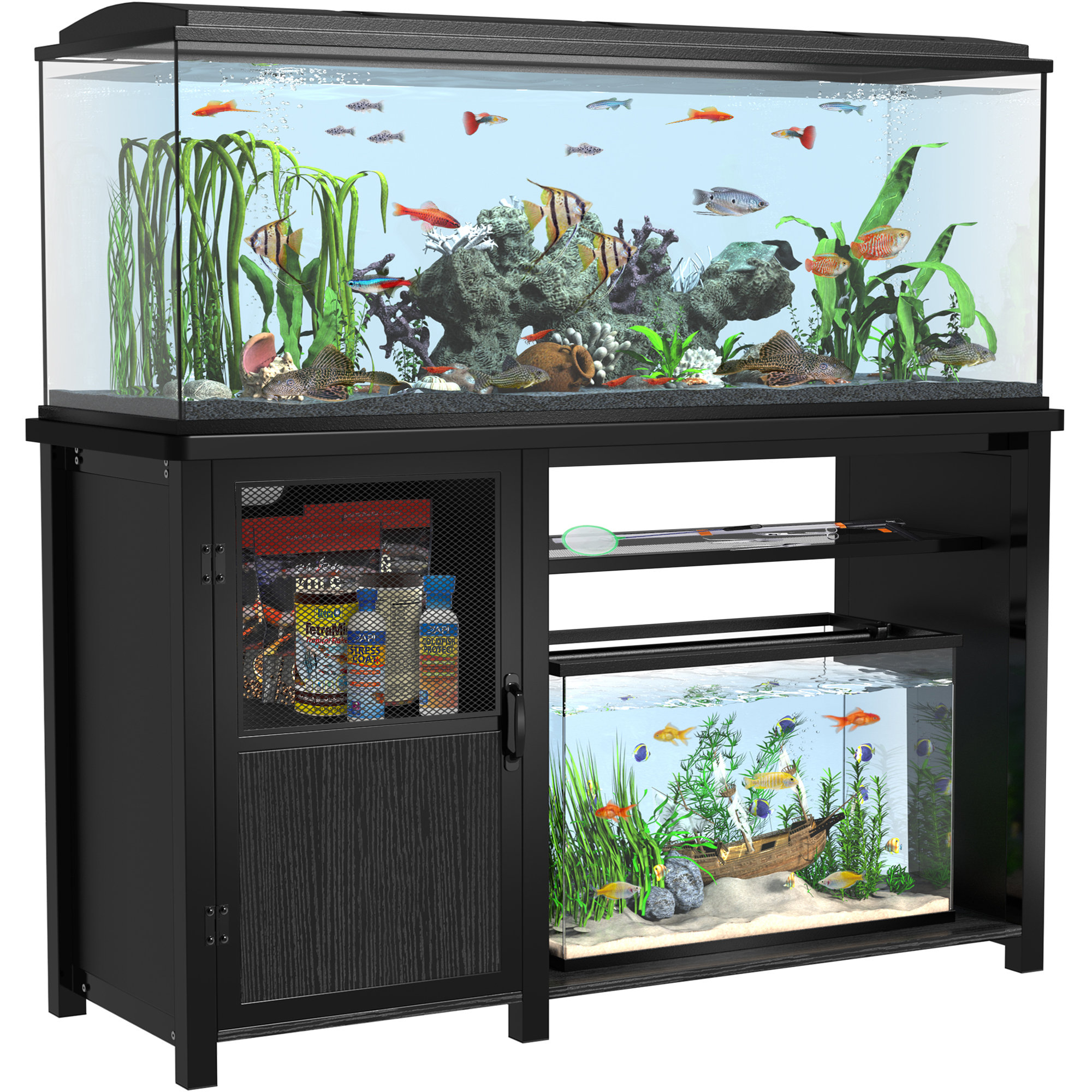 Archie & Oscar™ Faringdon 40 Gallons Gallon Wood Aquarium Stand