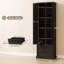 Armoire de rangement 71 po, noir-2057967048