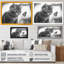 Art numérique sur toile, "Petit chaton avec papillon IV"-87341092-87341093