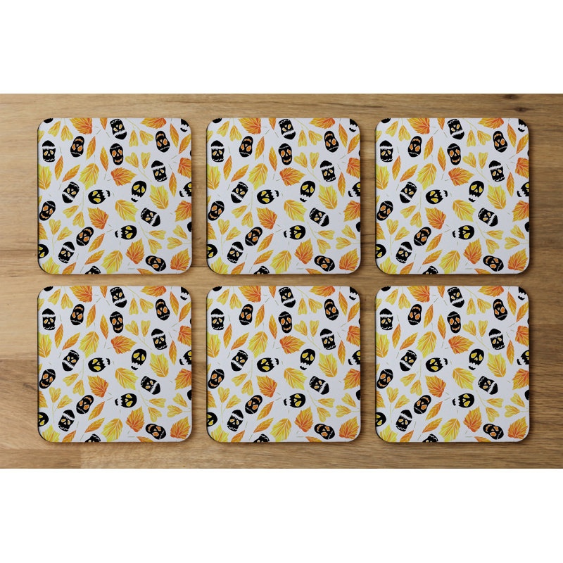 Square 6 Piece Coaster Set