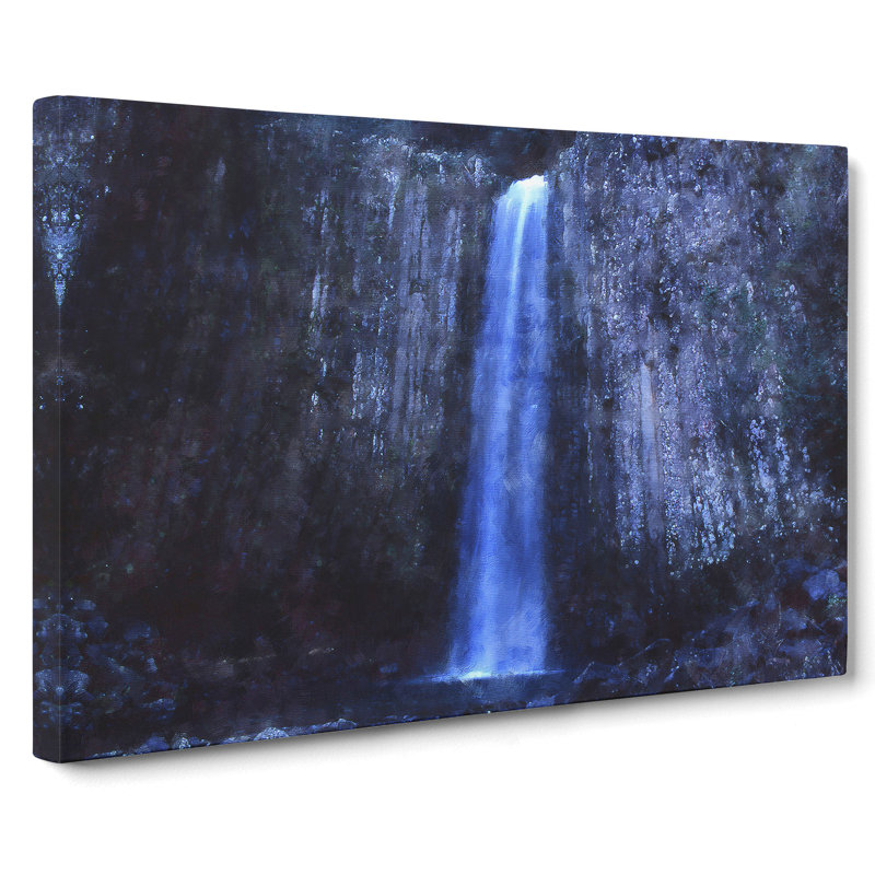 Waterfall At Dusk - Wrapped Canvas, 35cm H x 50cm W x 3cm D