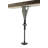 Adjustable Height Center Support Leg - Bed Frame Feet for Center Support Legs - Replacement Metal Bed Slat Support Leg