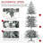 7.5ft Tall Prelit Artificial Christmas Tree