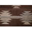 Tapis brun à motif géométrique kilim 5 x 7