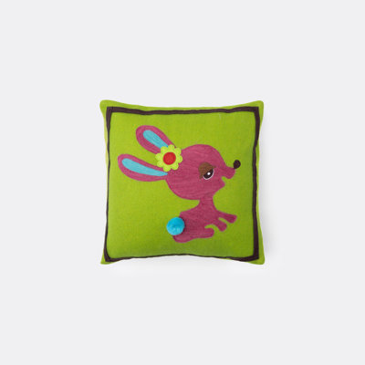 Wool Square Pillow Cover & Insert