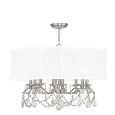 Widner 8 - Light Dimmable Drum Chandelier