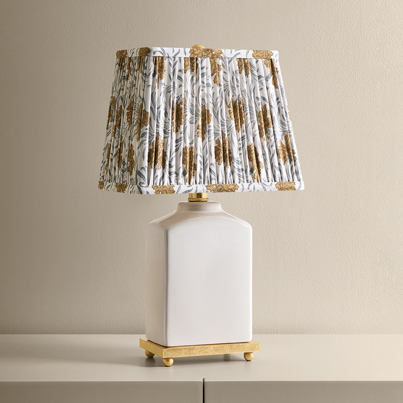 Lampe de table Brynn, Nuage / feuille d'or