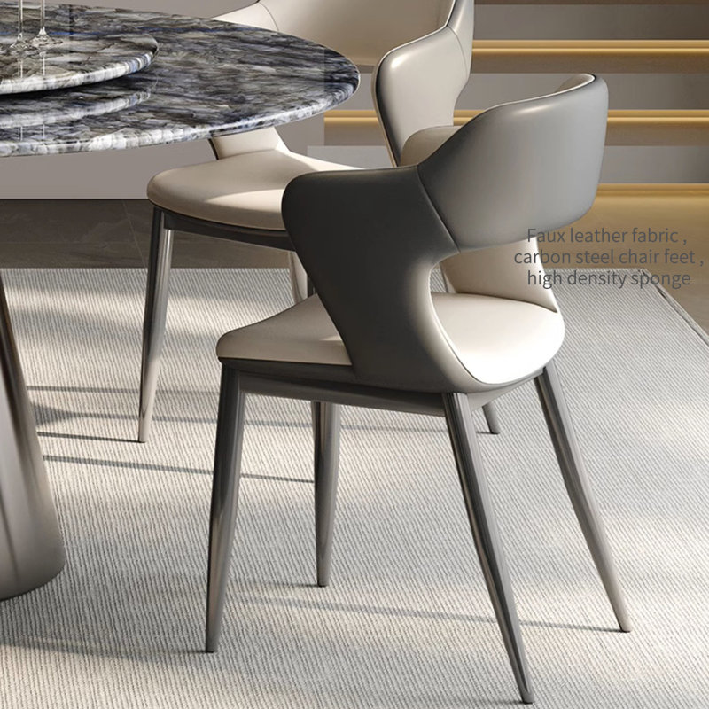 Ensembles de table de salle à manger Modern Modern, 7 pièces : table, 6 chaises, H 29,5 po x L 47,2 po x l 47,2 po