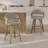 Mid-Century Modern Swivel Counter Stool With Bentwood Frame-1248066063