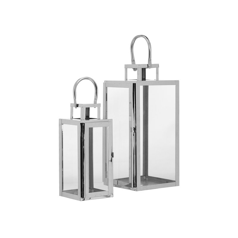 2 Piece Floor Lantern Set