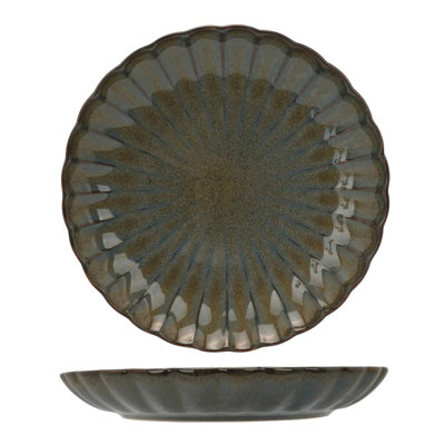 Dessert Plate 4 Pcs Ocean,20.8 X 2.8 Cm (Diam. X H)