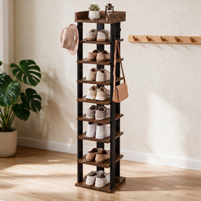 8 Pair Shoe Rack