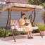 2 Person Porch Swing with Canopy-27928678-27928681-27928682
