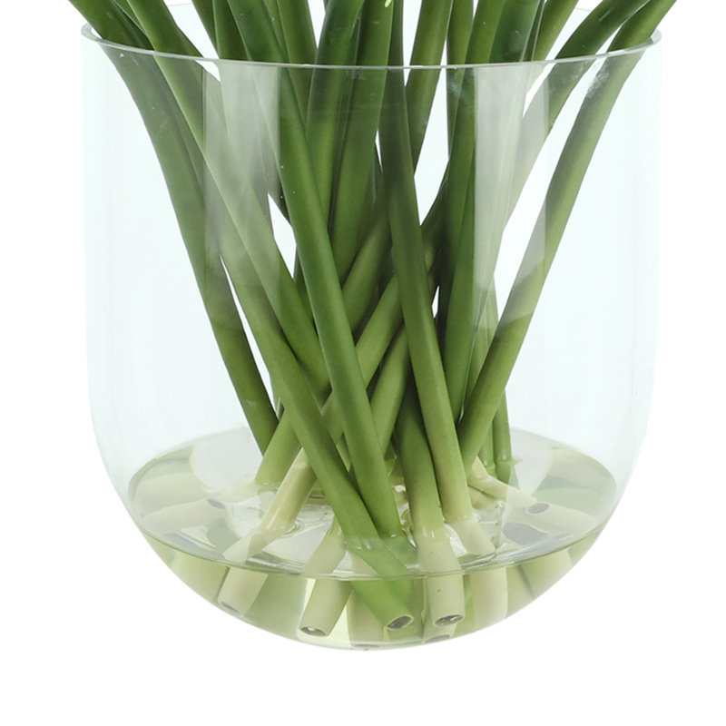 Calla Lilies in Glass Vase