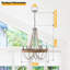 Cavitt 6-Light Dimmable Beaded Empire Chandelier
