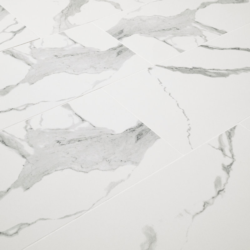 Ardena 12 in. x 24 in. Matte Porcelain Stone Look Floor and Wall Tile, Silva