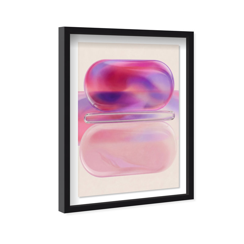 Balanced Harmony Print by Oliver Gal, 55.5"H x 37.5"W, Black Shadowbox