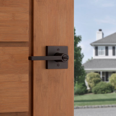 Halifax Keyed Entry Lever featuring SmartKey Security