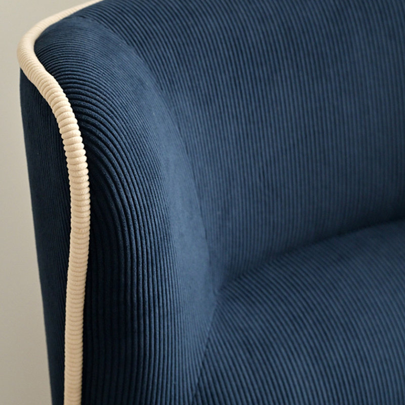 Ergonomic 360° Swivel Single Leisure Recliner, Blue