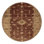 Machine Washable Overdyed Brown Area Rug