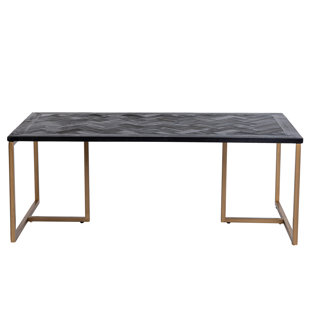 Solid Wood Top Coffee Table