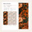 Papier peint floral d'automne «Dahlia»