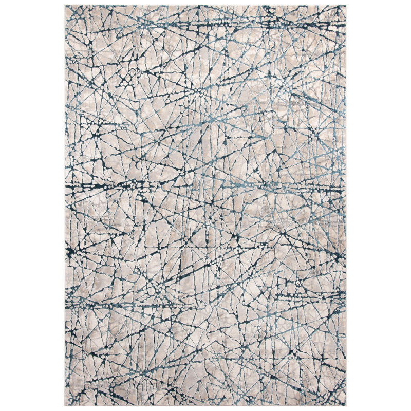 Tapis abstrait Ayaz Performance, Rectangle 3 pi 3 po x 5 pi