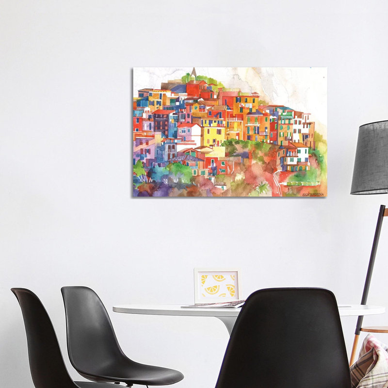 Cinque Terre II 1 Piece Wrapped Canvas Painting, 66.04cm H x 101.6cm W x 1.91cm D
