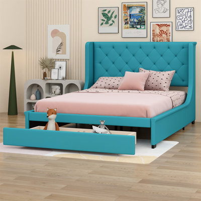 Nyliyah Upholstered Upholstered Bed Storage Bed