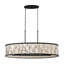 Luminaire suspendu linéaire 6 lumières Scribble