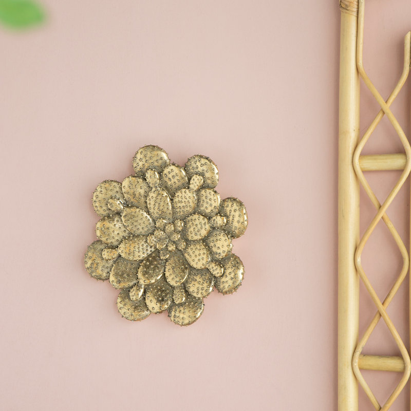 Plaque murale succulente