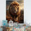 Moniet animal lion à Savan - impression-1928806405-1928808362