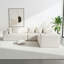 Canapé désossé contemporain avec tissu luxueux à poils longs et conception ergonomique pour un confort et un style ultimes-590455708