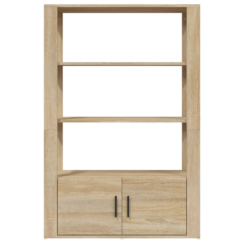Kerian Sideboard 80x30x119,5 cm Engineered Wood, Sonoma Oak