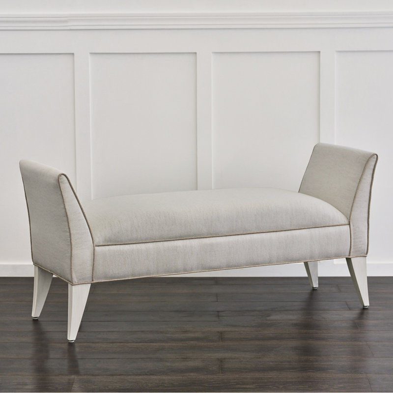 Elise Textured Bench, 28" H x 74" W x 20" D