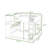 Full Wood Loft Bed With Height-Adjustable Desk, 2 Drawers, Storage Compartments, And RGB Lights-1002980178
