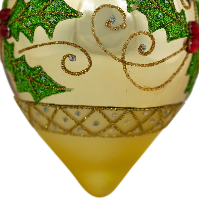 5 " Glass Finial Ornament