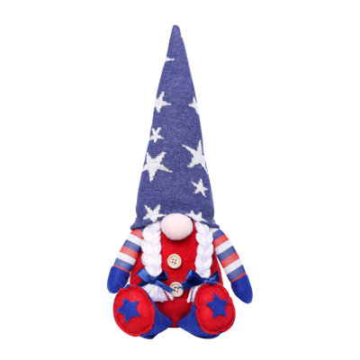 Long-legged Flag Independence Day Dolls, Striped Five-pointed Star Dwarf Doll Elves, Long-legged Dolls, As The Choice For Home Decoration