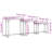 Welbie Frame Nesting Tables Coffee Table-1598667845