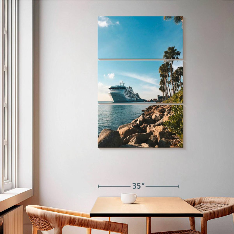 Mehar Aruba Cruise Ship, 65" H x 42" W