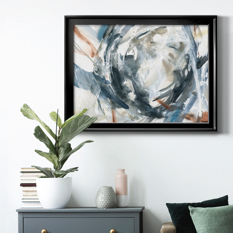 " Hypnotic Array ", 18.5" H x 24.5" W x 1" D, Black