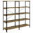 Fallon Analiese 4-Shelf Industrial Etagere Bookcase-679546856