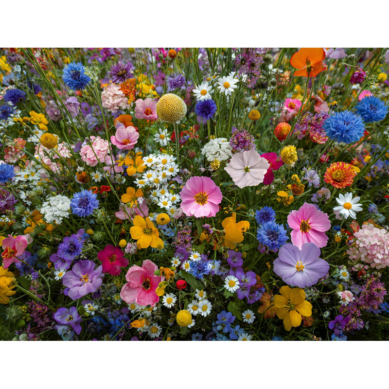 Art mural sur toile tendue Wildflower, H 12 po x l 16 po x P 1 po