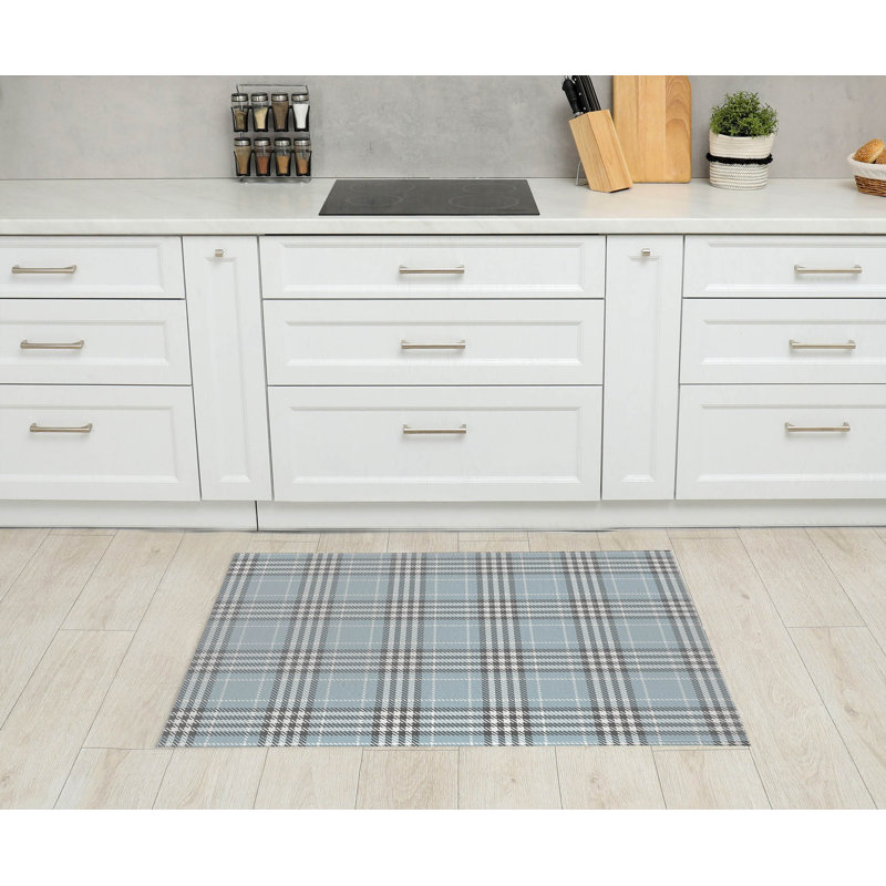 Tapis de cuisine Christopher's, Bleu, Rectangulaire 2 pi x 3 pi
